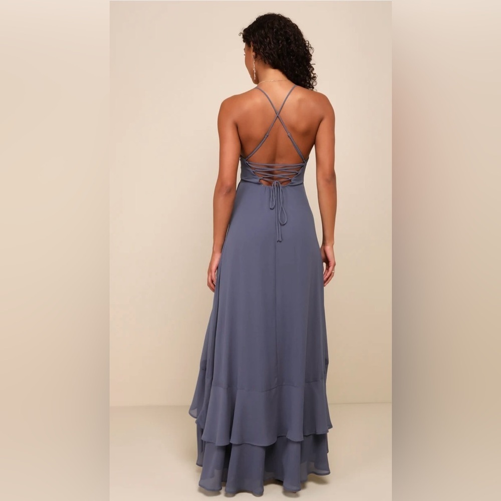 Lulus In Love Forever Dress lace up back - Picture 4 of 11